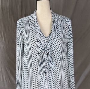 Rachel Zoe Geometric Blouse